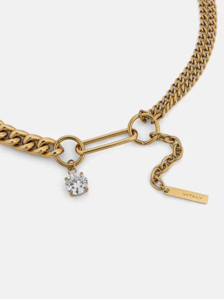 Vitaly Shimmer Gold Necklace — image 2 of 8